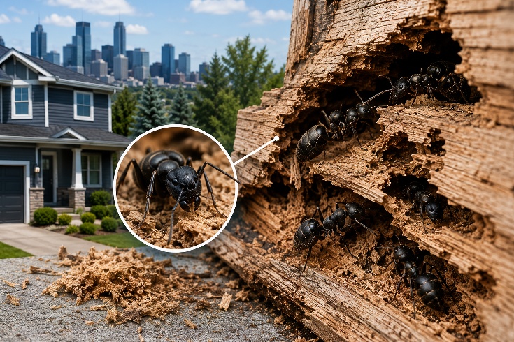 Carpenter Ants in Edmonton: Spot Damage, Prevent Infestations, Protect Your Home