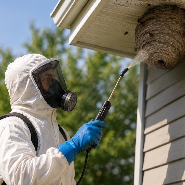 Our Wasp Control Process