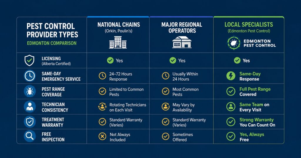 Pest Control Providers Compare